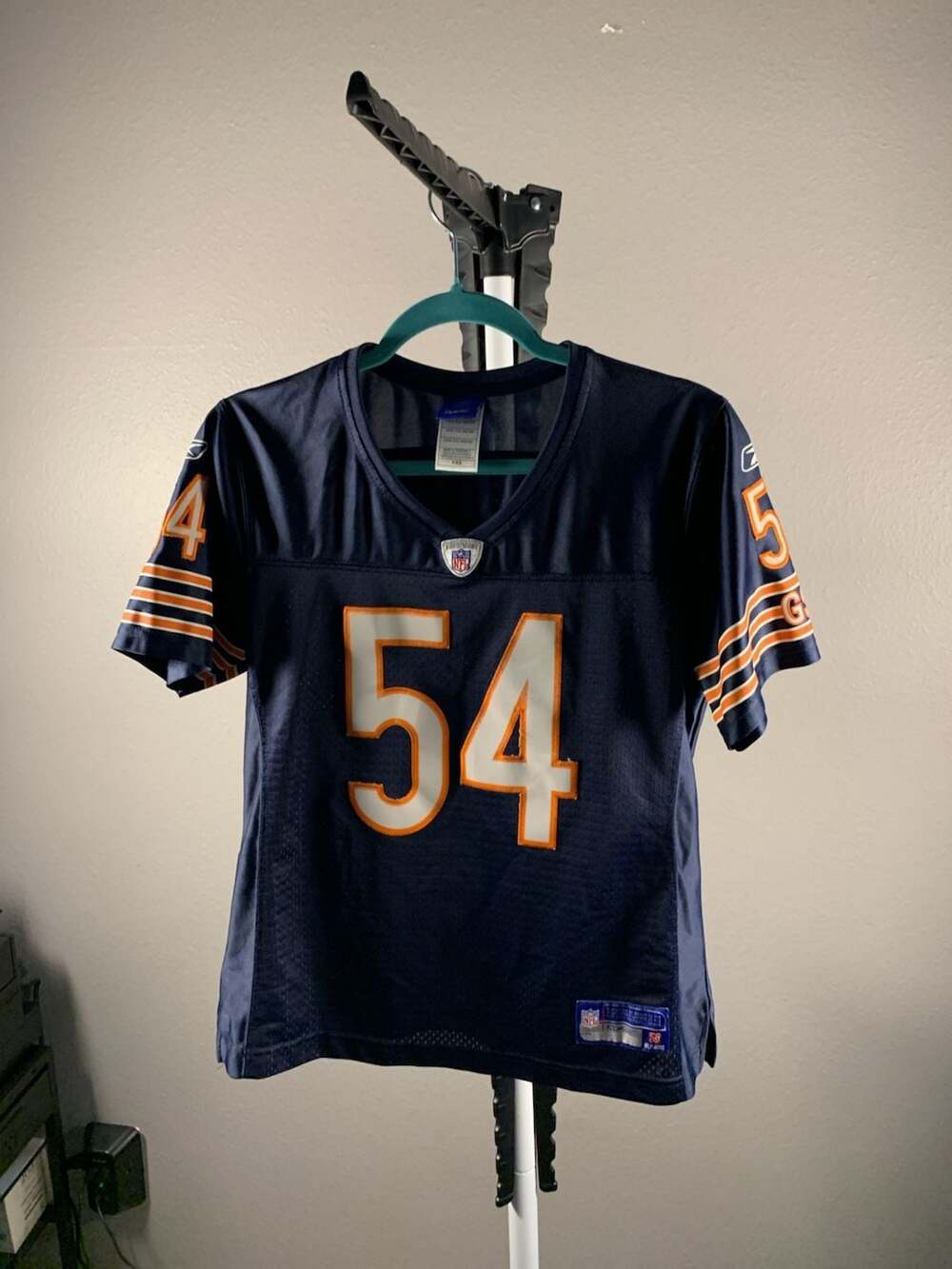 Reebok Chicago Bears Brian Urlacher #54 Navy Replica Jersey